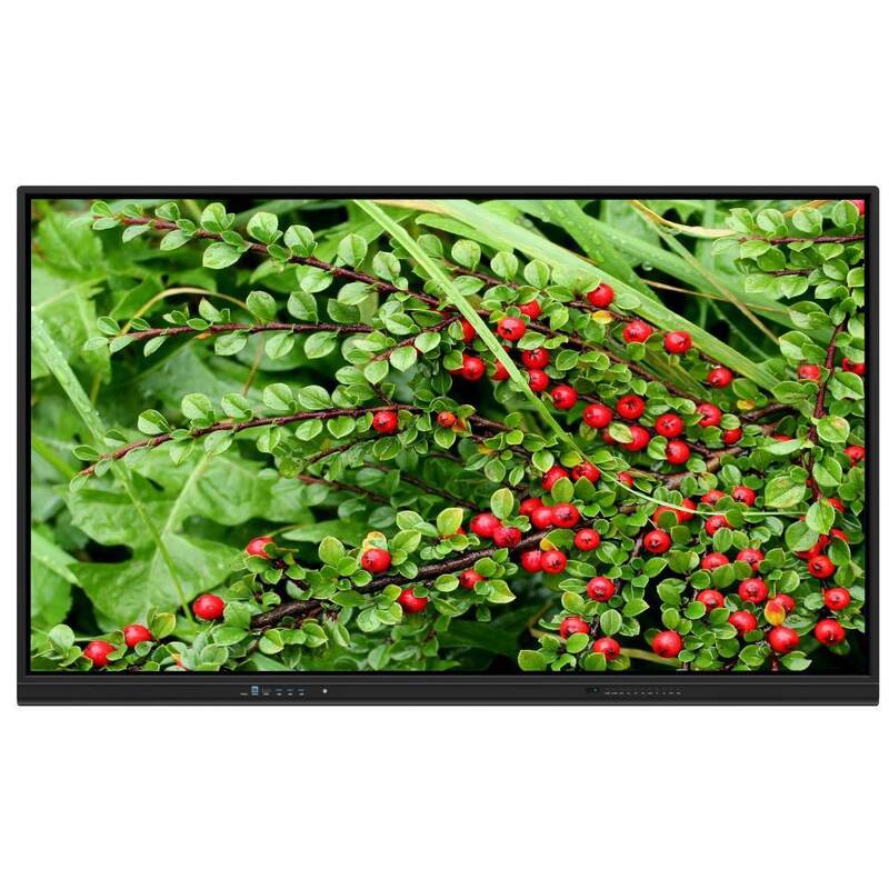 65 75 86 Zoll LED Interaktives Whiteboard mit 2x15W Lautsprechern Horizontale Ausrichtung Wandmontage für Heimunterricht Konferenzen Zoom-Meetings