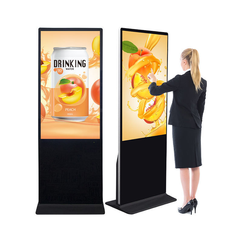 Android System Digital Signage mit Infrarot-Touchscreen, Multi-OS-Unterstützung und Full HD-Auflösung für interaktive Werbung