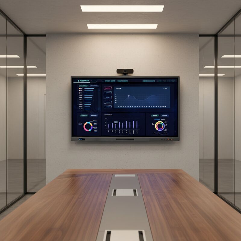 98 Zoll Interaktives Flachbild mit 4K UHD-Auflösung Android 9.0 und eingebaute 2 X 10W Lautsprecher für verbesserte Zusammenarbeit