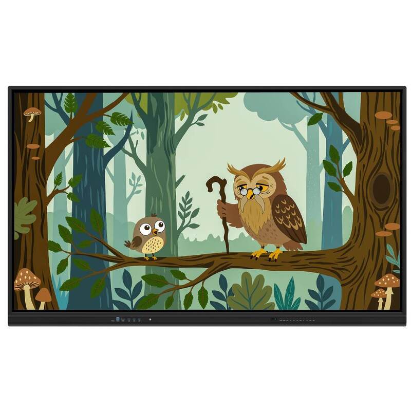 75 Inch Android OS Interactive Whiteboard with Wireless Projection for School and Conference