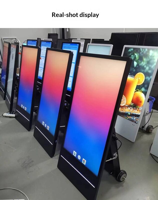 43-Zoll Stand-Touchscreen-Kiosk mit 1080p-Auflösung für interaktive digitale Beschilderung und Werbedisplays