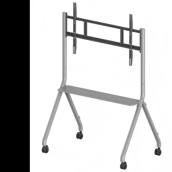 Mobiler Ständer, mobiler TV-Wagen für interaktive Displays, Smart-TV, passend für Größen von 65 bis 86 Zoll