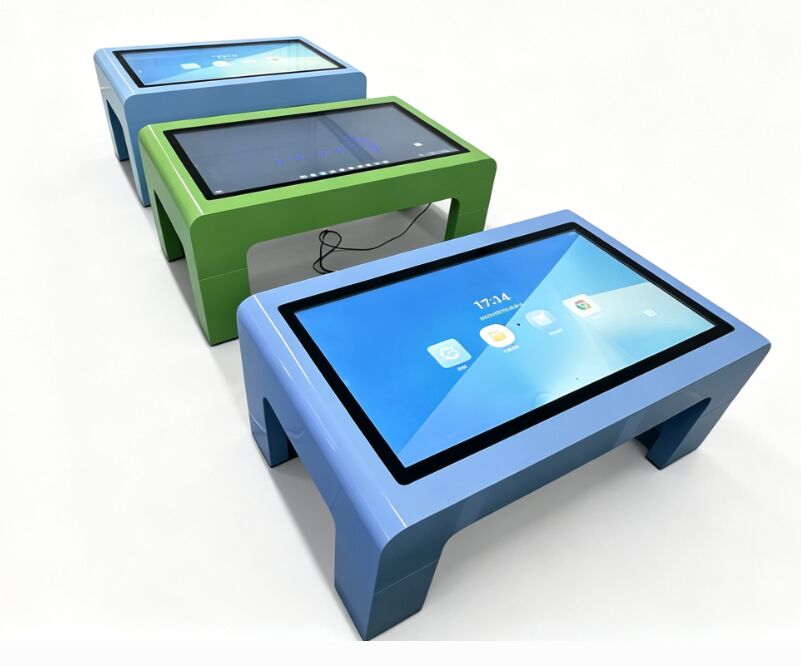 32 43 49 55 Zoll Bodenkiosk Android PC Touch Optionale Beschilderung für Shop Schule Flughafen