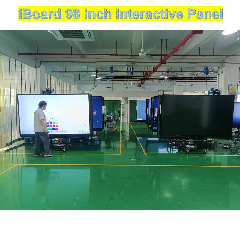 98 Zoll Interaktives Flachbildschirm mit Multi-Touch-High-Fi-Lautsprechern
