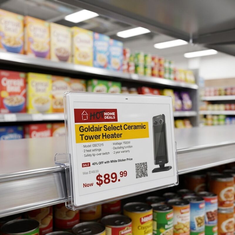 Smart Office Supermarkt E-Tinte Anzeige Preis-Tag 4 Farben elektronisches Regallabel