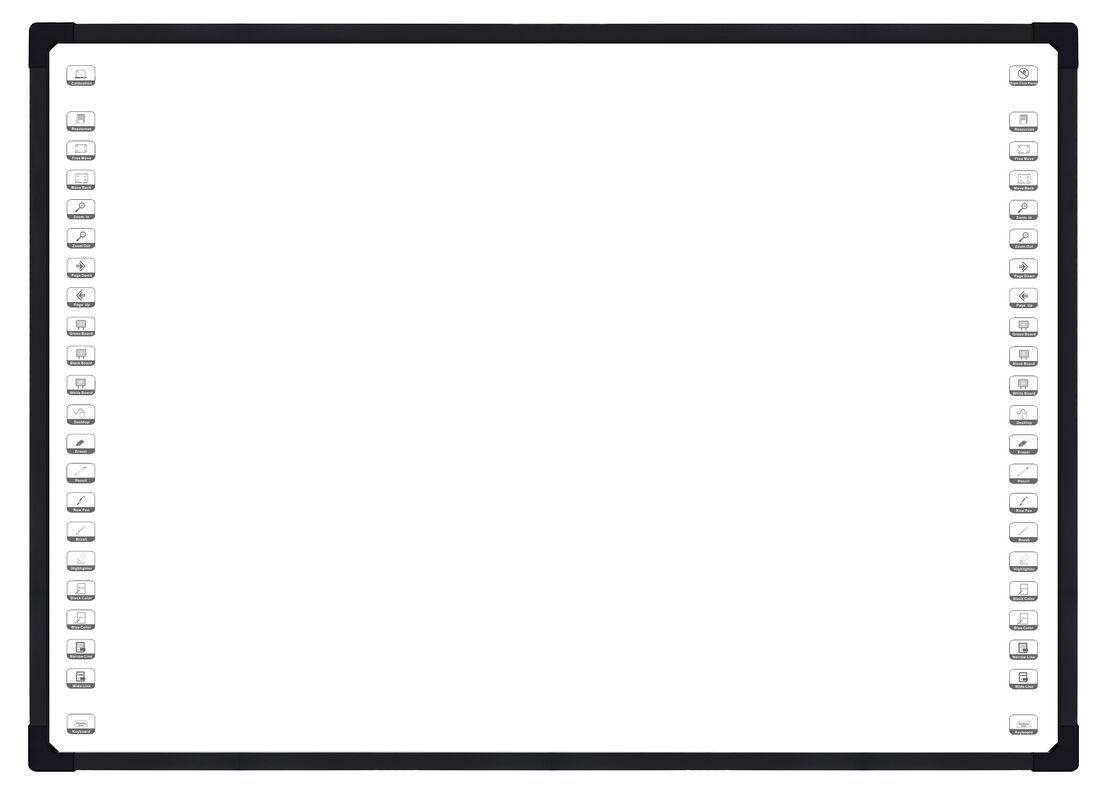 4 Kameraoptisches interaktives Whiteboard mit 10-32 Touchpoints Smartboard für eine verbesserte digitale Zusammenarbeit