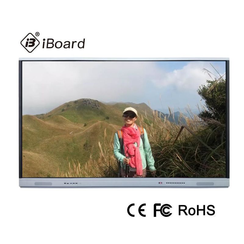 3840*2160 LCD-Lehrbrett 5ms Interaktives Touchboard Windows Linux Infrarot für Unternehmen oder Schulbildung