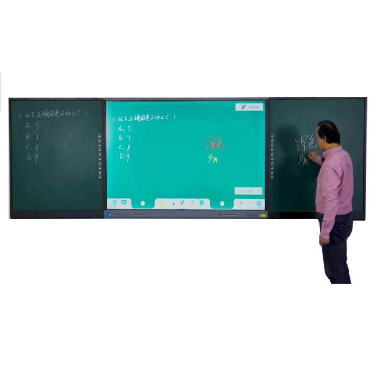 75 86 Zoll 4K Bildungsgeräte Berührungsschirm Beste Smart Board Verknüpfte LCD Smart Blackboard