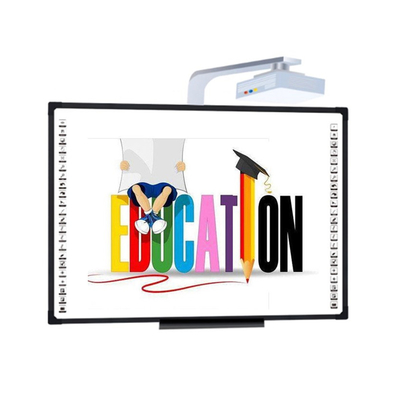 96 Zoll Interaktives Whiteboard Wandmontage Keramik Oberfläche Indoor Projektionsbrett Lehr-Smartboard mit Media-Player