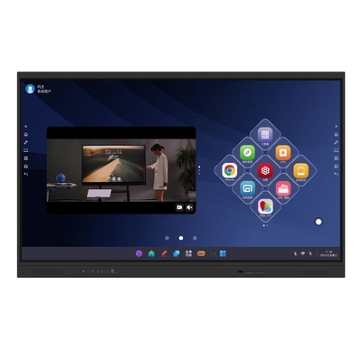 IR Interaktives Whiteboard EDLA Google Zertifiziertes Schwarzes Android OPS 40 Punkte Monitor mit NFC Lichtsensor Für Schulkind