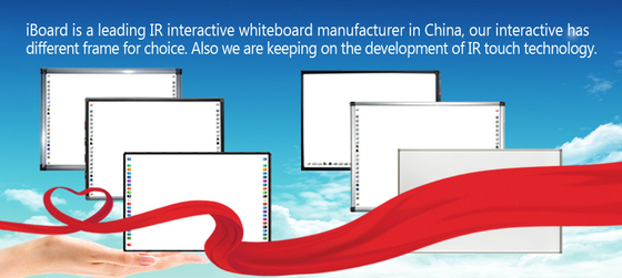 2025 Werkspreis Infrarot Touch Interaktives Whiteboard mit Stiftschrift / 10-Punkte Multi Touch Whiteboard für die Schule