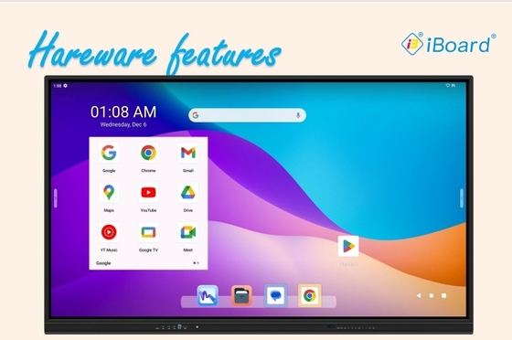 Google EDLA-zertifizierter interaktiver Touchscreen Monitor mit Android 13-System und Schreibsoftware