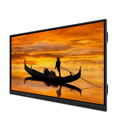 75-Zoll-LCD-Smartboard Android 14 50 Touchpoints mit VGA DP USB-Anschluss WIFI Bluetooth für Schulbüro-Ausbildung