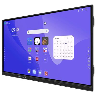 65/75/86 Zoll 4K Auflösung Interaktives Flachbildschirm Smart Whiteboard mit Multi-Touch und Android/Windows/Linux/Mac OS
