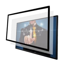 neues iboard Fabrik angepasst 19 32 43 55 65 75 86 Zoll USB-Leistung Infrarot Touch Frame mit 10 Touch Points und Glas