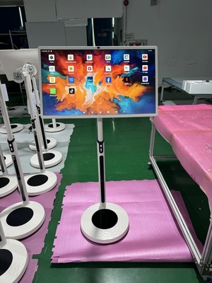 iBoard 32 Zoll Android 13 Smart Touch Screen Wireless Display In-Cell mit Kamera 5-7H lange Akkulaufzeit Einstellbarer Stand