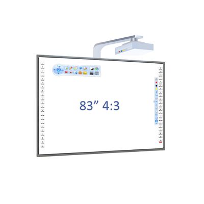 20 Touch Points Iboard Interaktives Whiteboard mit Aluminiumrahmenmaterial und beweglichen Mobilstand