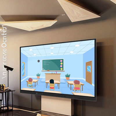 Fabrikpreis 75 Zoll Android-Fenster Dualsystem Touchscreen Digital Interaktives Smart-TV Whiteboard für die Besprechung Klassenzimmer