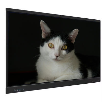 98 Zoll 4K Interaktives Flachbildschirm Android 14 8+128GB Digitaler Smart Touchscreen Android OPS Mobile Stand Optional für die Klassenzimmerbesprechung