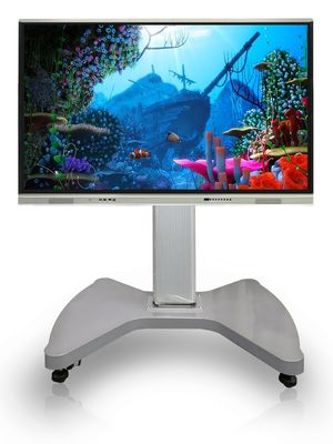 Motorisierter, höhenverstellbarer Touchscreen-Monitor, interaktives Smartboard, Verwendung mit elektronischem, mobilem Ständer, gute Qualität, flexibler Ständer