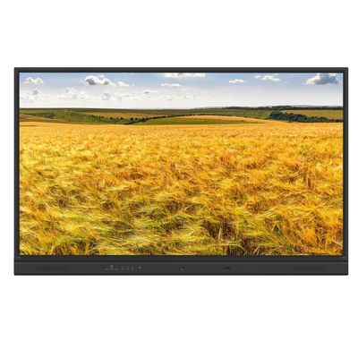 75 86 Zoll Wandmontage LCD Interaktive Whiteboard mit 2x 15W Lautsprecher Subwoofer Optional und Optionale Eingebaute Kamera und Mikrofon Android PC System