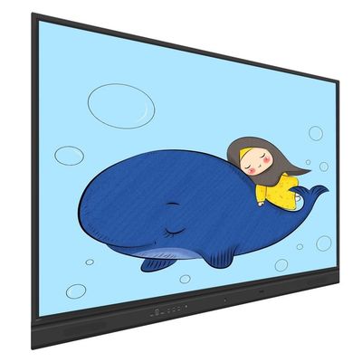 16:9 4000:1 Verhältnis Infrarot-Interaktives Whiteboard mit 20 Touch-Punkten, Finger-/Objekt-Touch-Methode für Geschäftstreffen, Online-Bildung, mit Software