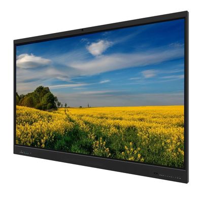 Wandmontage Interaktiver Touchscreen Whiteboard 75 Zoll mit Typ-C USB HDMI VGA RJ45 Schnittstelle Lehr-Meeting-Software