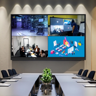 75 Zoll interaktives Flachbildschirm-Display mit Touchscreen und aktualisierter KI-Funktion für intelligente Bildung