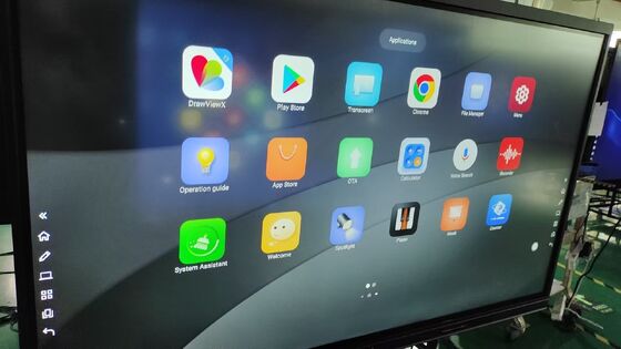 Schreibmodus Finger oder jedes opaque Objekt Interaktive Bildschirm mit 4 GB oder 8 GB RAM ausgestattet, ermöglicht eine reibungslose Berührungsantwort und Workflow Für die Schulbildung Unterricht interaktives Whiteboard