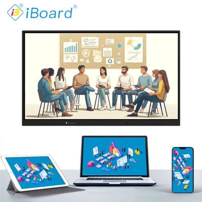 75-Zoll-interaktiver Flachbildschirm-Touchscreen-Monitor mit Android-System für Smart Classroom