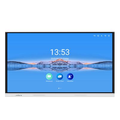 86 Zoll Interaktives Whiteboard mit 4K UHD-Display und 20/40 Touch Points für kollaboratives Lernen