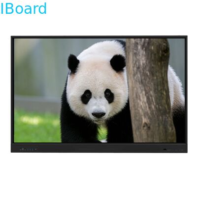 75 Zoll interaktiver Touchscreen-Monitor mit 20/40 Touchpunkten und Infrarot-Touch für den Schulunterricht und Büro-Meetings