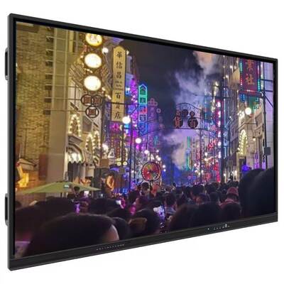 Interaktive Flachplatte mit Android 13 oder 14 4mm gehärtetem Glas und 6 Array Mikrofon eingebaut in Smart Whiteboard