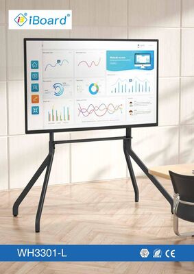 Gehärtetes AG-Glas All-in-One interaktives Whiteboard mit Dual-System Android und Windows Unterstützung und 2 x 15W integrierten Lautsprechern für Teamkollaboration