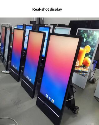43-Zoll Stand-Touchscreen-Kiosk mit 1080p-Auflösung für interaktive digitale Beschilderung und Werbedisplays