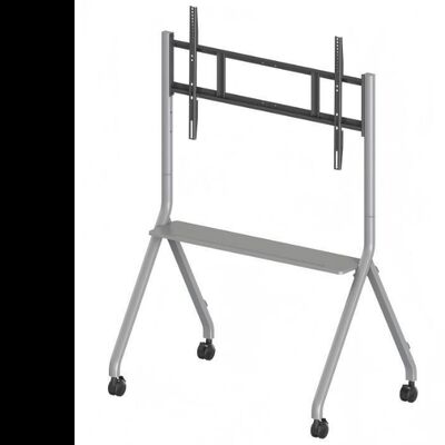 Mobiler Ständer, mobiler TV-Wagen für interaktive Displays, Smart-TV, passend für Größen von 65 bis 86 Zoll