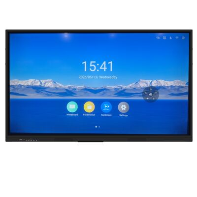 Interaktiver 65-Zoll-4K-Flachbildschirm für kleine Klassenzimmer und Büros