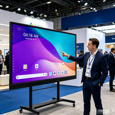 Google EDLA zertifiziert Android 16 Interaktive Flachbildschirme 65/75/86/98 Zoll von iBoard