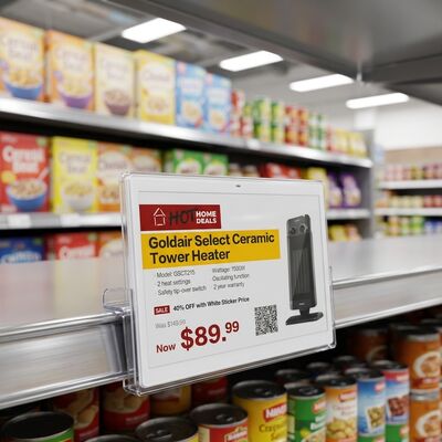 Smart Office Supermarkt E-Tinte Anzeige Preis-Tag 4 Farben elektronisches Regallabel