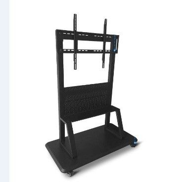 220LBS Electronic Mobile Stand 800x600mm Black Metal 52-86 Zoll für Touchscreen-Monitor