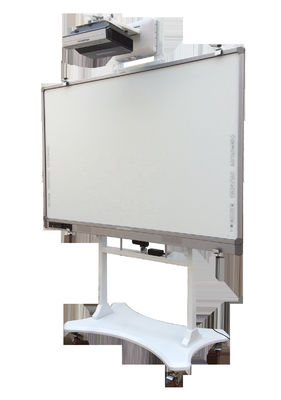 Werkseitig beweglicher interaktiver Whiteboard-Ständer, höhenverstellbar 400 mm, Lagergewicht 120 kg