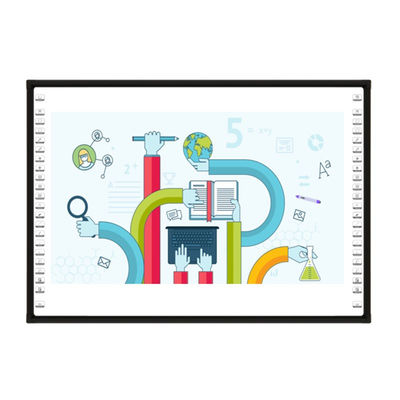 Reihen-multi Note wechselwirkendes Whiteboard 10 der Schulet zeigt silberne Farbe mit Unterrichtsprogramm