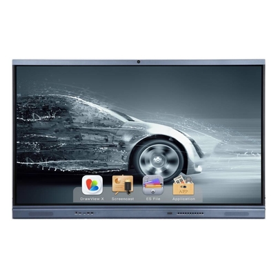 Kamera Androids 3+32G wechselwirkender Flachbildschirm Mic 4K 75 Zoll für Schulbildung